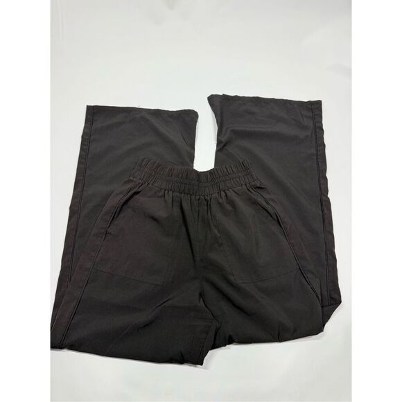 Evereve Dark Black Elastic Waist Pull on Pant Size Small - Picture 1 of 9